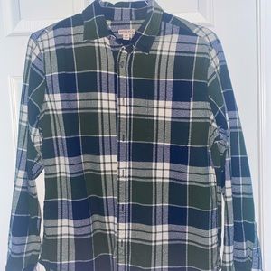 Warm, Plaid Button Down, Long Sleeve